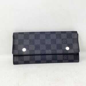 Louis Vuitton #KXJQH1 Damier Graphite Portefeuille Wallet